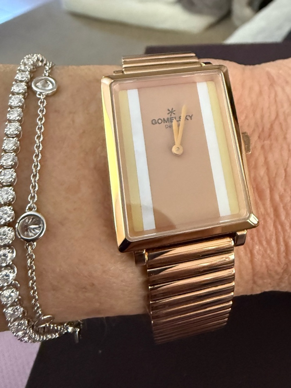 Shinola Gomelsky Shirley Fromer watch, EUC, G0120047033, Built in Detroit